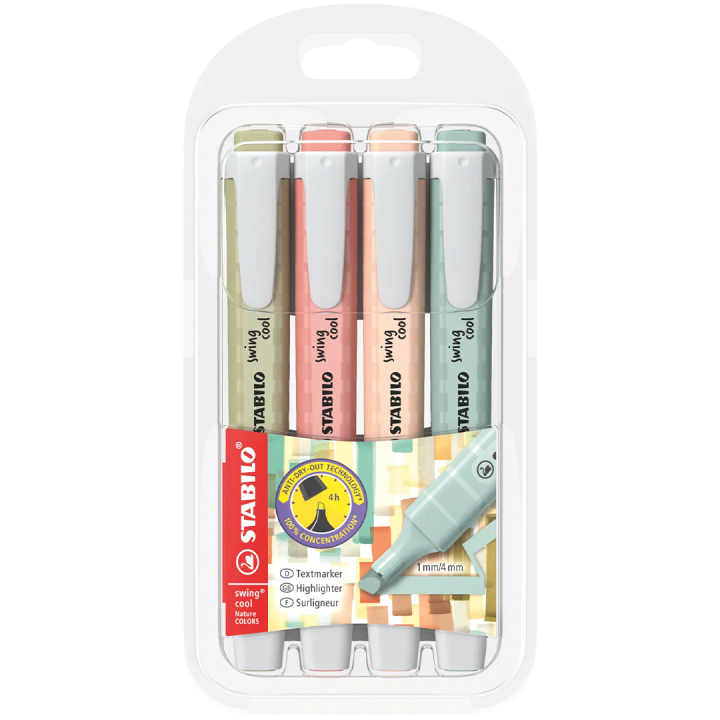 Swing Cool Nature lot de 4 dans le groupe Stylos / Bureau / Surligneurs chez Pen Store (136791)