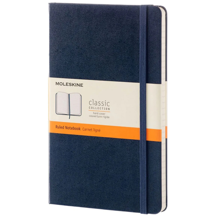 Classic Hard Cover Notebook Large Blue dans le groupe Papiers & Blocs / Écrire et consigner / Carnets chez Pen Store (136821_r)
