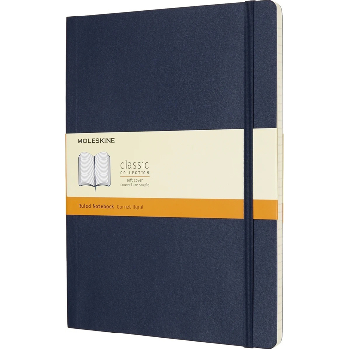 Classic Soft Cover Notebook XL Blue Ligné dans le groupe Papiers & Blocs / Écrire et consigner / Carnets chez Pen Store (136835)