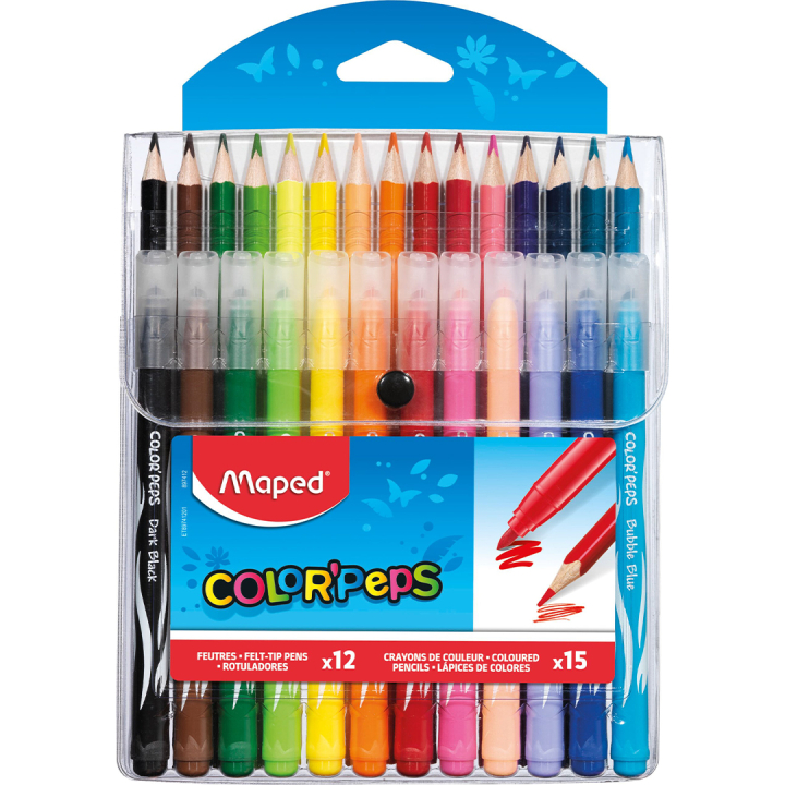 Crayons de couleur et feutres Color’Peps lot de 27 dans le groupe Kids / Crayons pours les enfants / Crayons de couleurs pour les enfants chez Pen Store (136941)