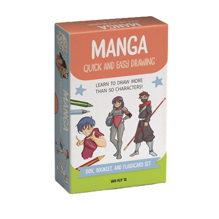 Manga Quick and Easy Drawing Deck dans le groupe Loisirs créatifs / Livres / Livres d'instruction chez Pen Store (137177)