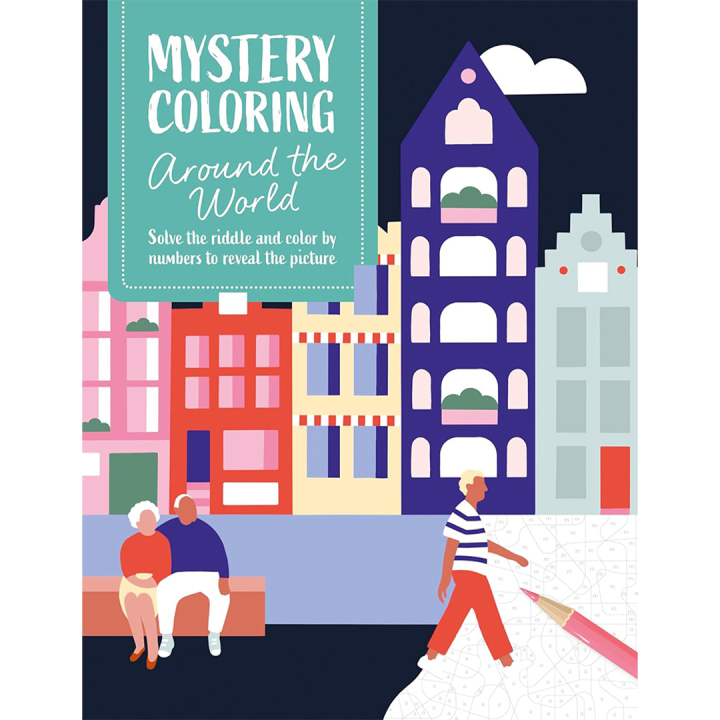 Mystery Coloring Around the World dans le groupe Loisirs créatifs / Livres / Album de coloriage pour les adultes chez Pen Store (137179)