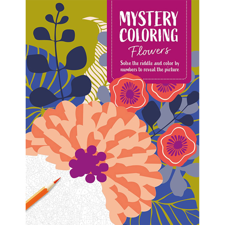 Mystery Coloring Flowers dans le groupe Loisirs créatifs / Livres / Album de coloriage pour les adultes chez Pen Store (137180)