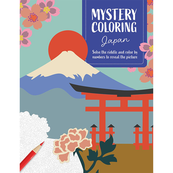 Mystery Coloring Japan dans le groupe Loisirs créatifs / Livres / Album de coloriage pour les adultes chez Pen Store (137181)