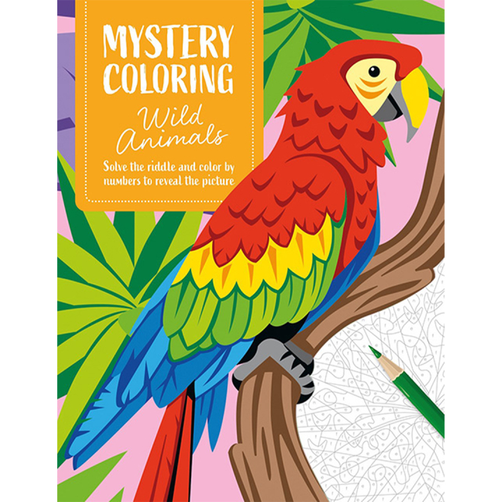 Mystery Coloring Wild Animals dans le groupe Loisirs créatifs / Livres / Album de coloriage pour les adultes chez Pen Store (137183)