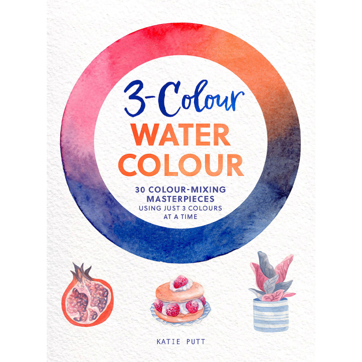 3-Colour Watercolour dans le groupe Loisirs créatifs / Livres / Livres d'instruction chez Pen Store (137200)