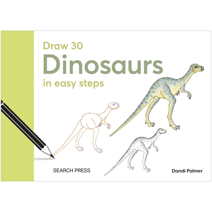 Draw 30: Dinosaurs dans le groupe Loisirs créatifs / Livres / Livres d'instruction chez Pen Store (137212)