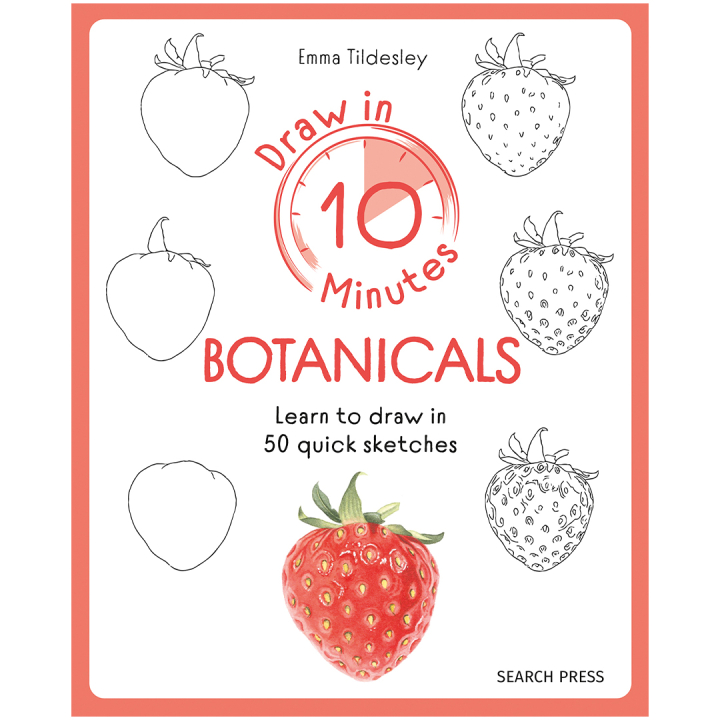 Draw in 10 Minutes: Botanicals dans le groupe Loisirs créatifs / Livres / Livres d'instruction chez Pen Store (137219)