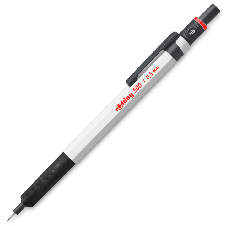 500 Porte-mine 0.5 Blanc dans le groupe Stylos / Écrire / Porte-mines chez Pen Store (137411)