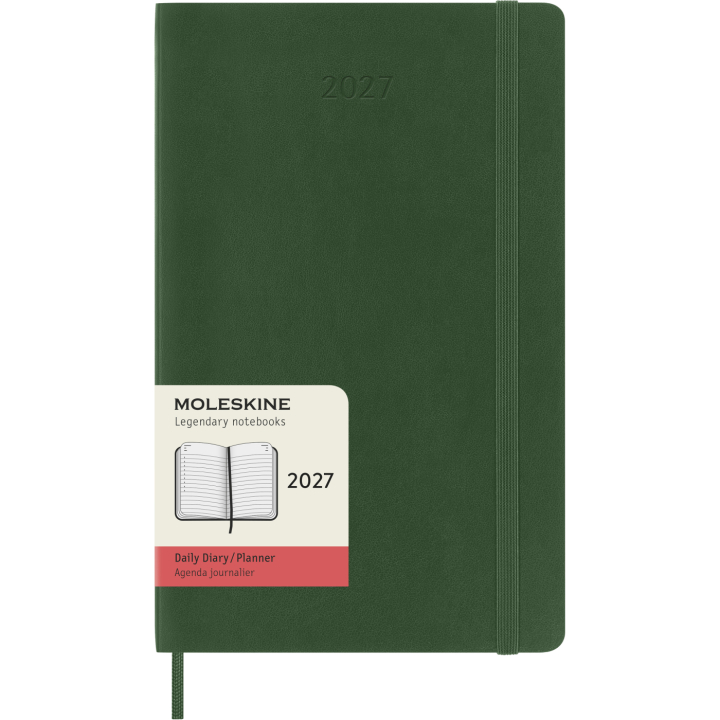 Calendrier 12M Daily 2027 Softcover Large Myrtle Green dans le groupe Papiers & Blocs / Calendriers et agendas / Calendriers 12 mois chez Pen Store (137430)