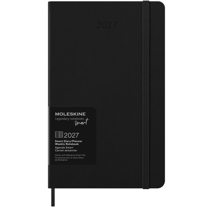 Calendrier 12M Smart PRO Digital Weekly Note 2027 Large Black dans le groupe Papiers & Blocs / Calendriers et agendas / Calendriers 12 mois chez Pen Store (137445)