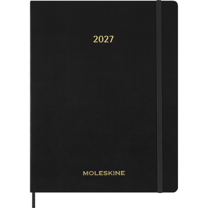 Calendrier 12M Weekly Vertical 2027 Essential Softcover XXL Black dans le groupe Papiers & Blocs / Calendriers et agendas / Calendriers 12 mois chez Pen Store (137472)