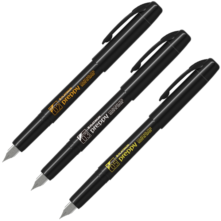 Preppy Black Edition Stylo-plume dans le groupe Stylos / Stylo haute de gamme / Stylo à plume chez Pen Store (137474_r)