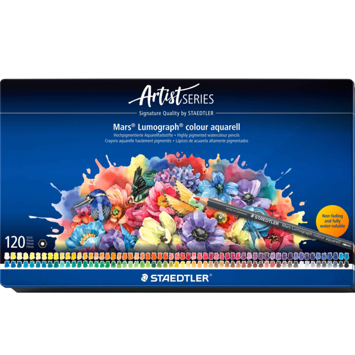Crayons aquarellables Mars Lumograph ensemble de 120 dans le groupe Stylos / Crayons d'artistes / Crayons aquarellables chez Pen Store (137604)