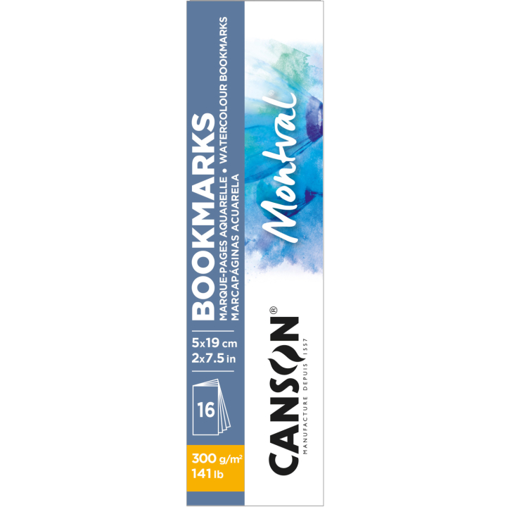 Montval Watercolour Bookmarks dans le groupe Papiers & Blocs / Bloc Artiste / Papier pour aquarelle chez Pen Store (137655)