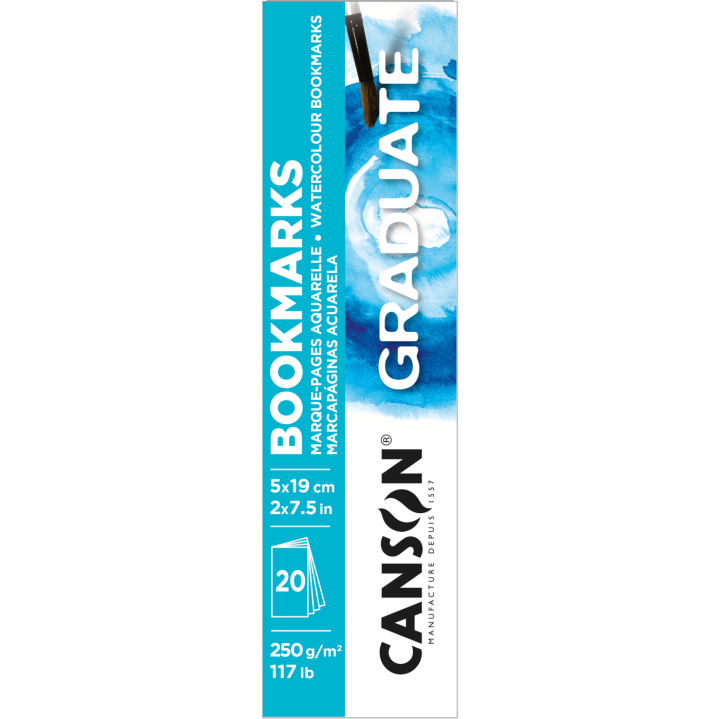 Graduate Watercolour Bookmarks dans le groupe Papiers & Blocs / Bloc Artiste / Papier pour aquarelle chez Pen Store (137656)