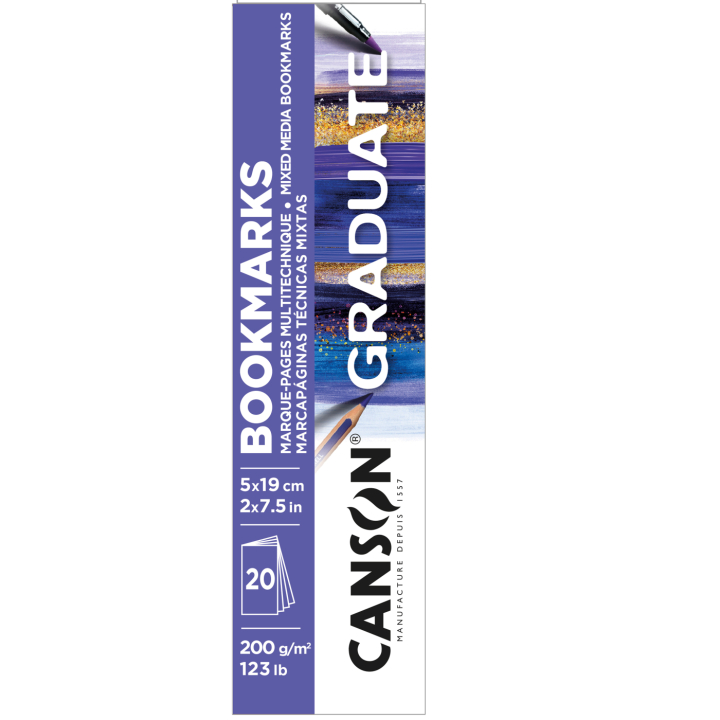 Graduate Mixed Media Bookmarks dans le groupe Papiers & Blocs / Bloc Artiste / Bloc Mixed Media chez Pen Store (137657)