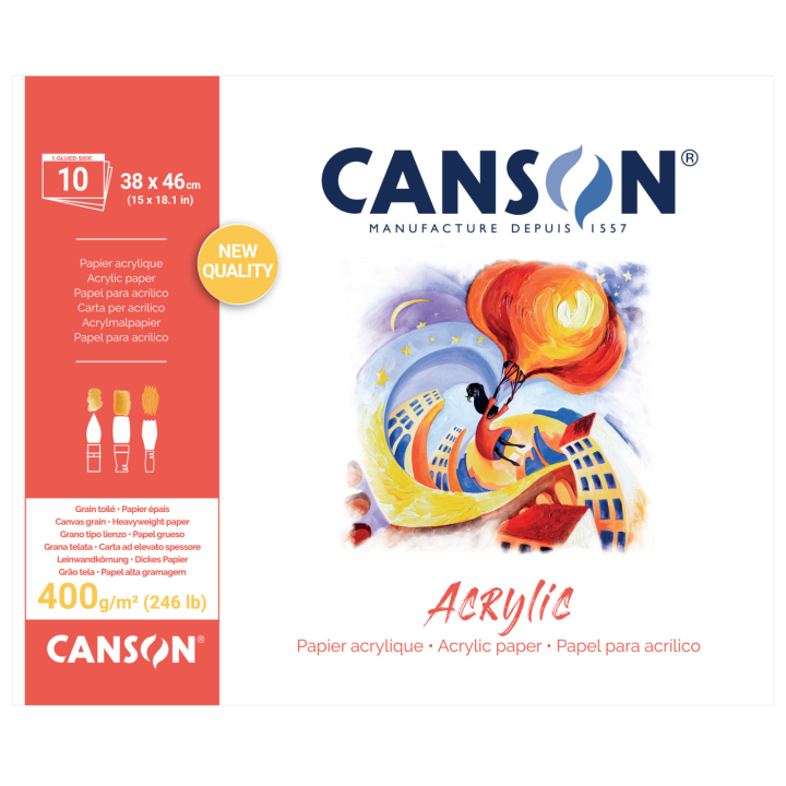 Bloc Acrylique 36x48 400g dans le groupe Papiers & Blocs / Bloc Artiste / Bloc acrylique chez Pen Store (137662)