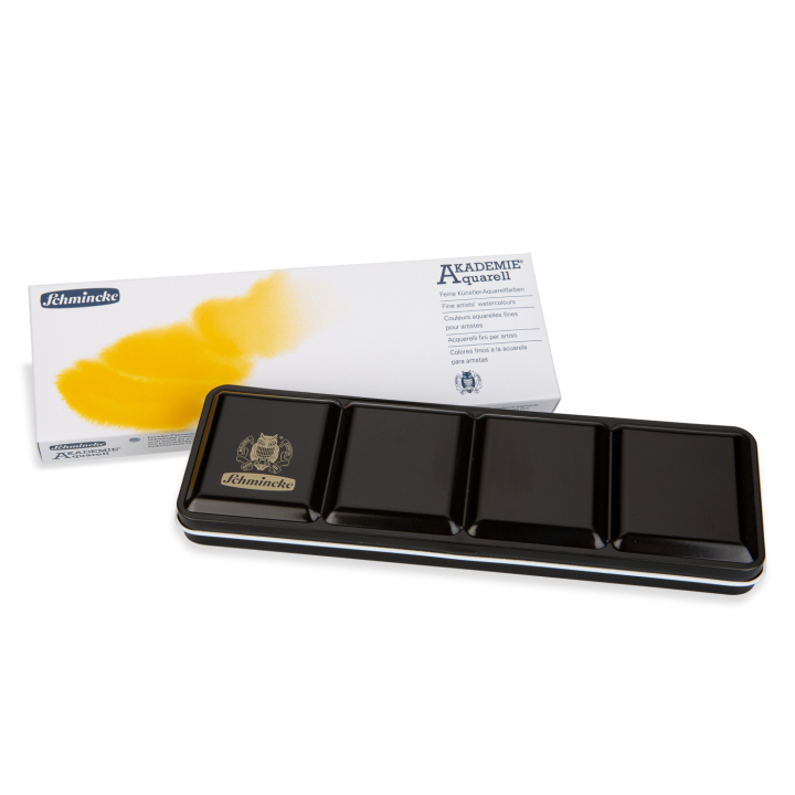 Akademie Aquarell Half Pans lot de 24 dans le groupe Matériels d'artistes / Couleurs de l'artiste / Peinture aquarelle / Aquarelle en godet chez Pen Store (137802)
