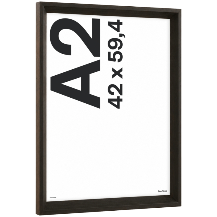 Cadre en bois Espresso 42x59,4 cm A2 dans le groupe Loisirs créatifs / Organiser / Cadres / Cadres bruns chez Pen Store (137899)