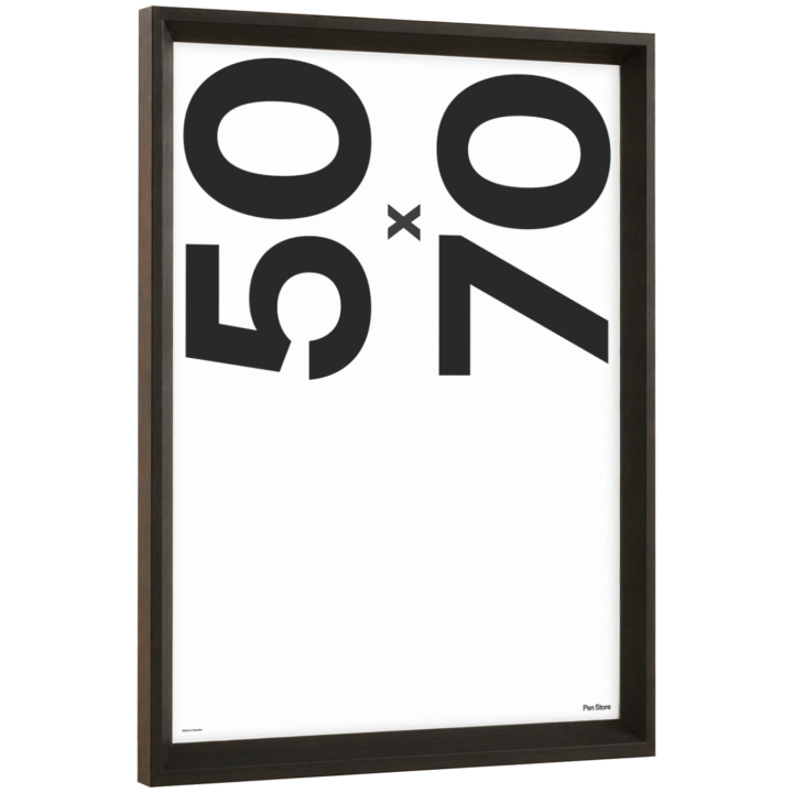 Cadre en bois Espresso 50x70 cm dans le groupe Loisirs créatifs / Organiser / Cadres / Cadres bruns chez Pen Store (137900)