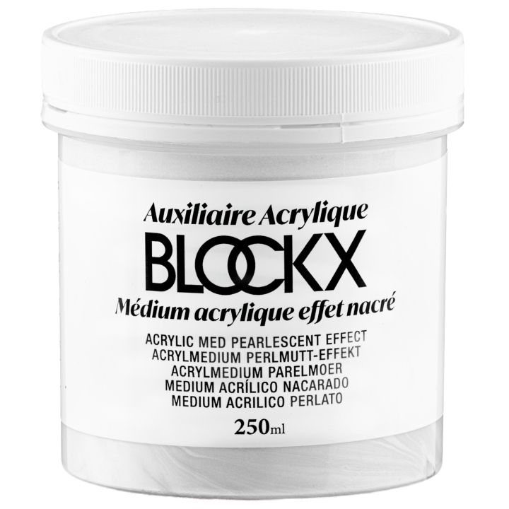 Acrylic Pearlescent Effect Medium 250 ml dans le groupe Matériels d'artistes / Médiums de peinture et vernis / Médiums peinture acrylique chez Pen Store (137951)