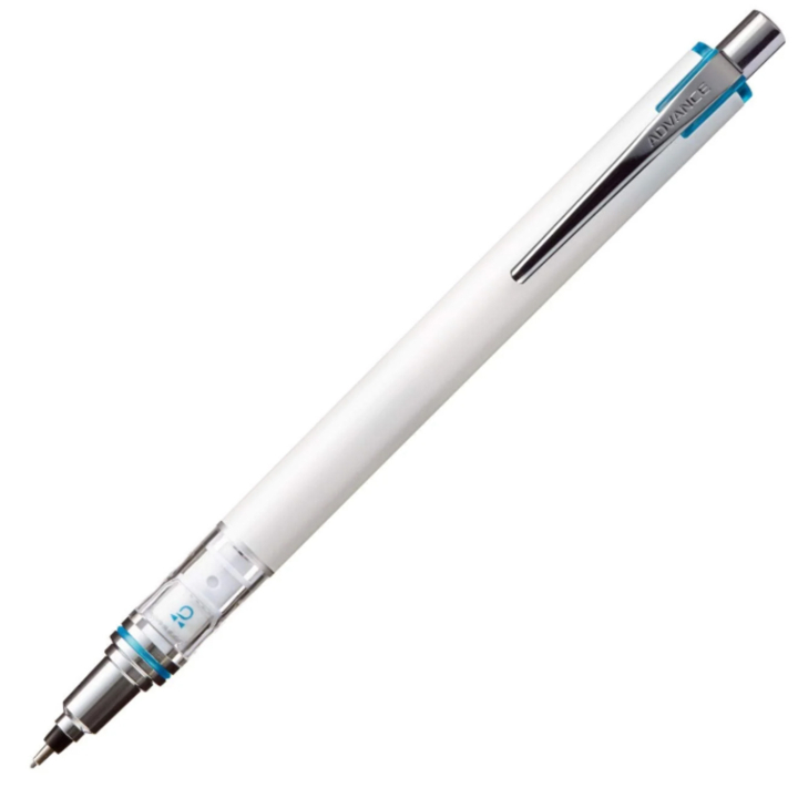 Porte-mine Kuru Toga Advance 0,7 mm Blanc dans le groupe Stylos / Écrire / Porte-mines chez Pen Store (137958)