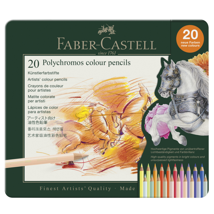 Crayons de couleur Polychromos Lot de 20 dans le groupe Stylos / Crayons d'artistes / Crayons de couleurs chez Pen Store (137960)