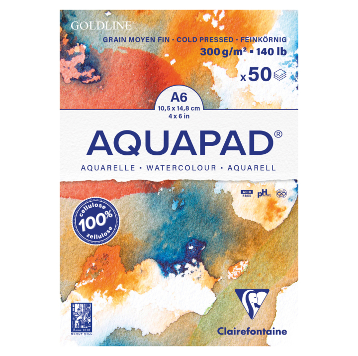 Aquapad bloc aquarelle A6 dans le groupe Papiers & Blocs / Bloc Artiste / Papier pour aquarelle chez Pen Store (137969)