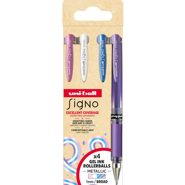 Signo Broad Um-153 Gel lot de 4 No2 dans le groupe Stylos / Écrire / Stylos encre gel chez Pen Store (137978)