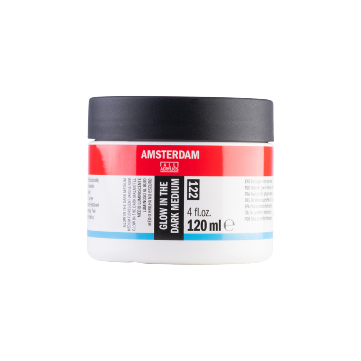 Glow in the dark medium 122 120 ml dans le groupe Matériels d'artistes / Médiums de peinture et vernis / Médiums peinture acrylique chez Pen Store (137986)