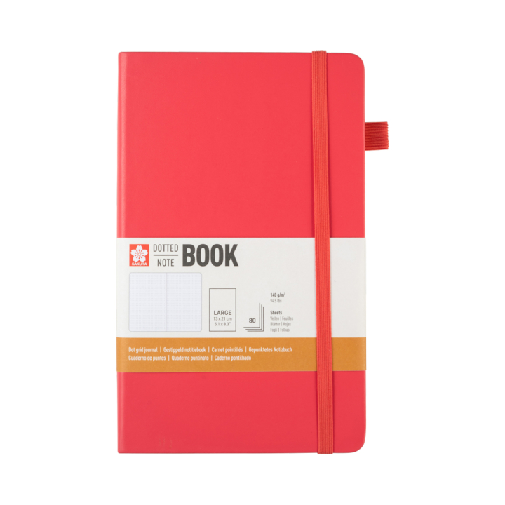 Notebook 13x21 cm Hard Cover Plum Blossom Dotted dans le groupe Papiers & Blocs / Écrire et consigner / Carnets chez Pen Store (137989)