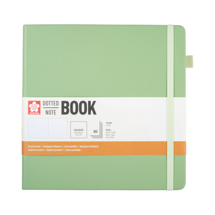 Notebook 20x20 cm Hard Cover Pale Patina Dotted dans le groupe Papiers & Blocs / Écrire et consigner / Carnets chez Pen Store (137993)