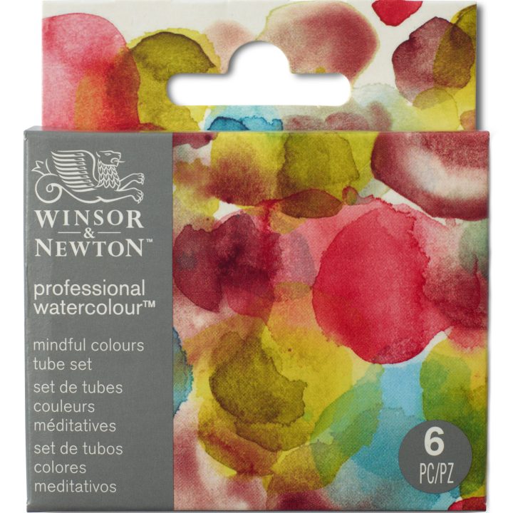 Aquarelle Professional Tubes 5 ml Mindful Set de 6 dans le groupe Matériels d'artistes / Couleurs de l'artiste / Peinture aquarelle / Aquarelle en tube chez Pen Store (138006)