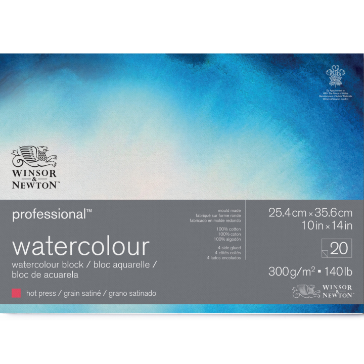 Professional Bloc aquarelle HP 26x36 cm 300g dans le groupe Papiers & Blocs / Bloc Artiste / Papier pour aquarelle chez Pen Store (138086)