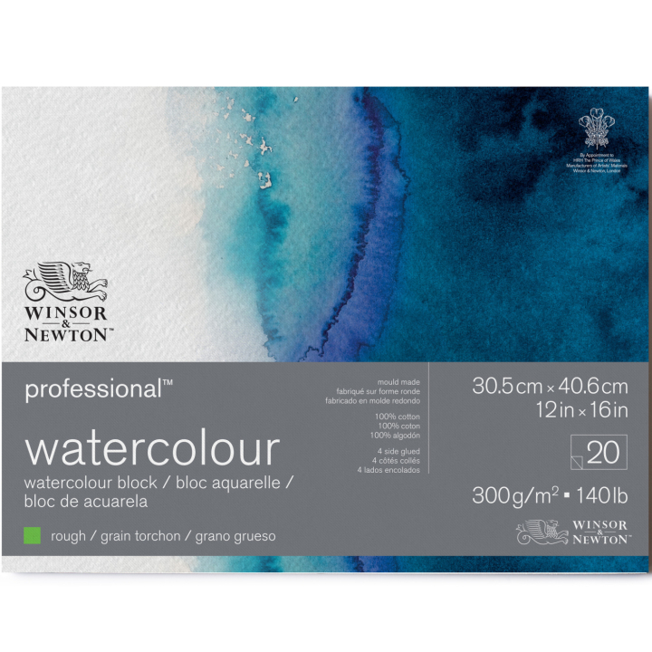 Professional Bloc aquarelle Rough 31x41 cm 300g dans le groupe Papiers & Blocs / Bloc Artiste / Papier pour aquarelle chez Pen Store (138088)