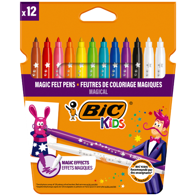 Feutres de coloriage Kids Effaçables (+5 ans) Lot de 12