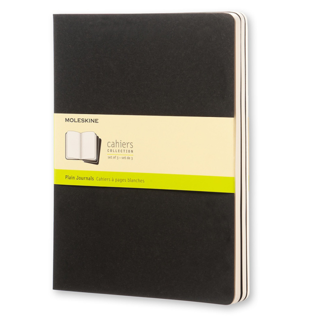 Cahier XL Notebook Black Plain dans le groupe Papiers & Blocs / Écrire et consigner / Carnets chez Pen Store (100326)