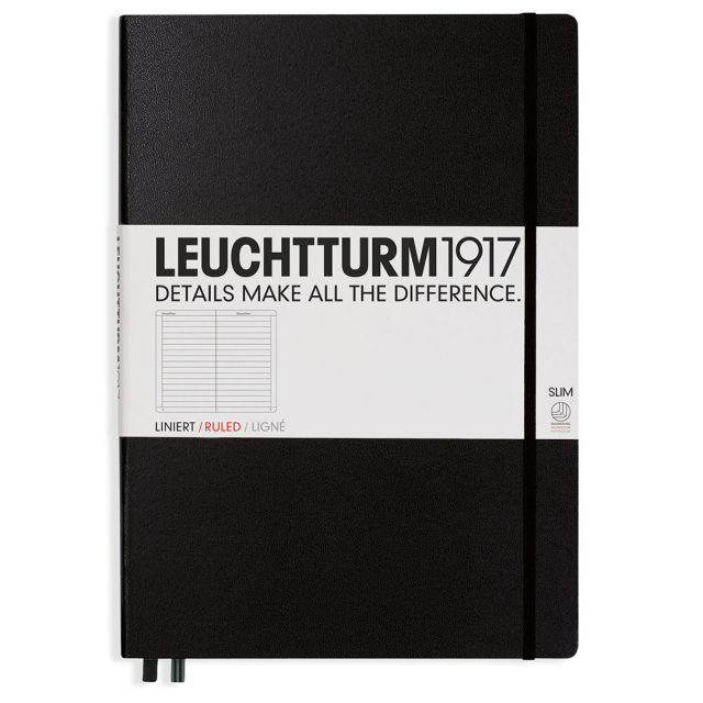 Notebook A4 Master Slim Ligné dans le groupe Papiers & Blocs / Écrire et consigner / Carnets chez Pen Store (100571)