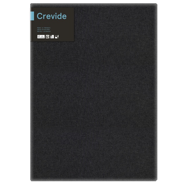Toile à peindre Noir Coton/Polyester 50x70