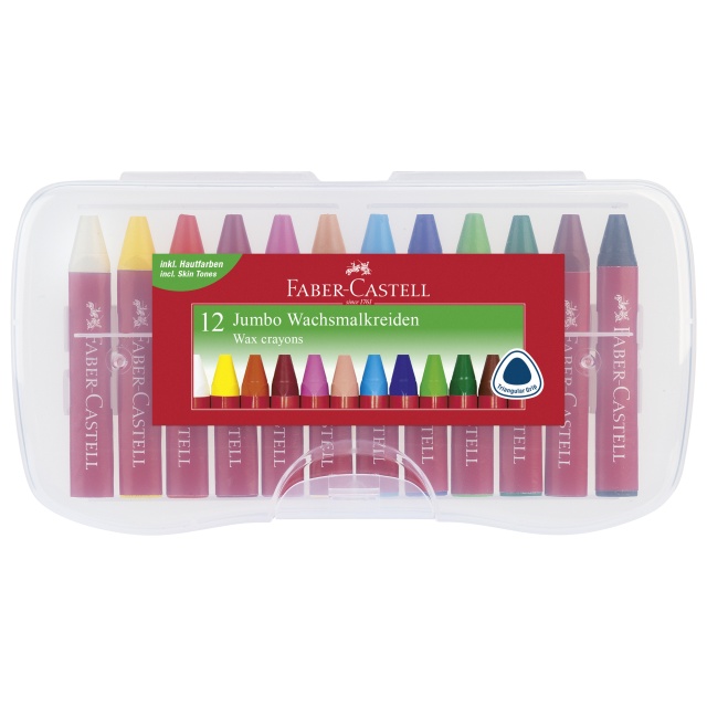 12 crayons cire MAPED Wax 1er Age : Chez Rentreediscount Loisirs