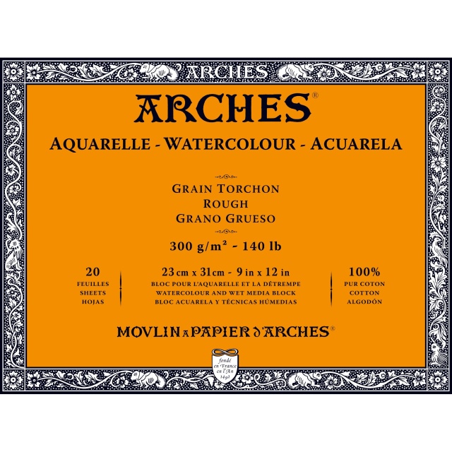 Bloc Aquarelle Rough 300 g 23x31 cm