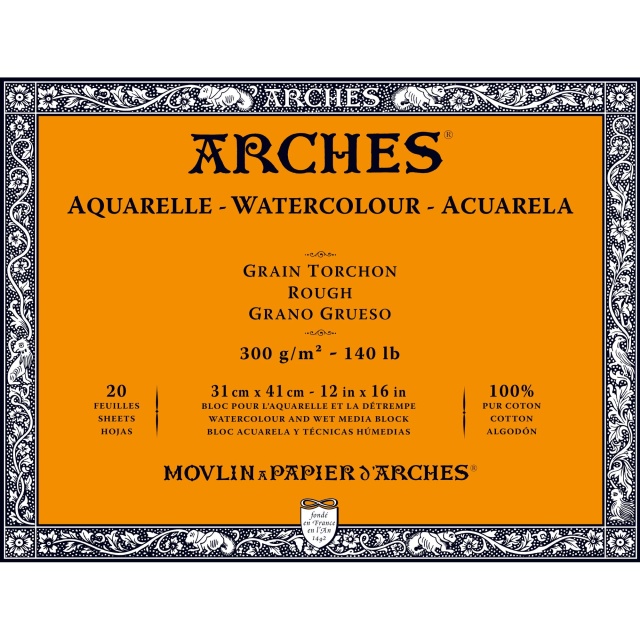 Bloc Aquarelle Rough 300g 31x41cm