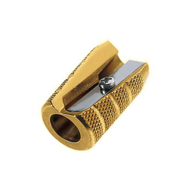 Taille-crayon Bullet Laiton
