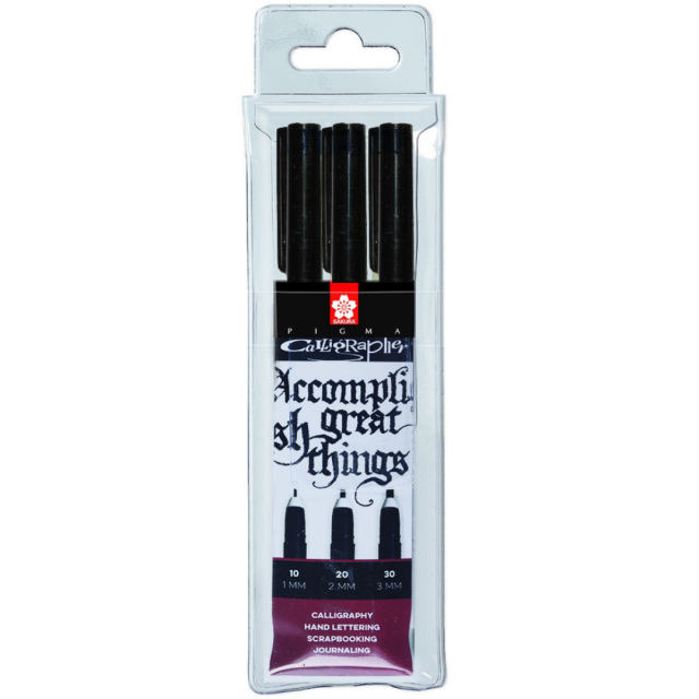 Calligrapher Pen ensemble de 3