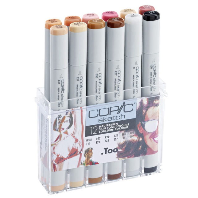 Sketch Lot de 12 Skin tones