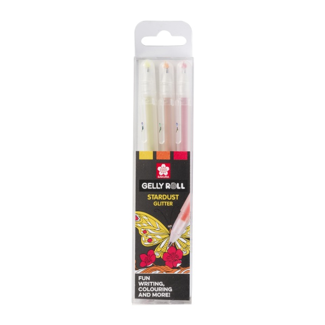 Gelly Roll Stardust Happy lot de 3