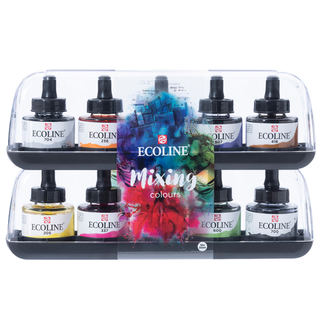 Mixing Peinture aquarelle ensemble de 10