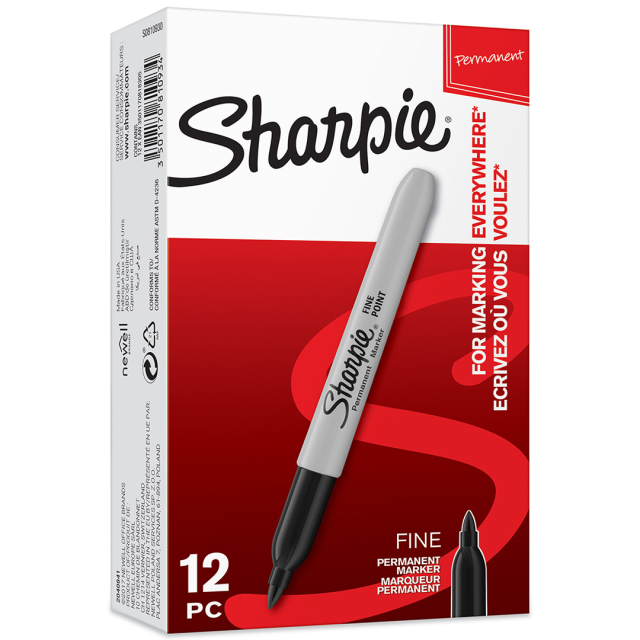 Fine Marker 12-pack Noir