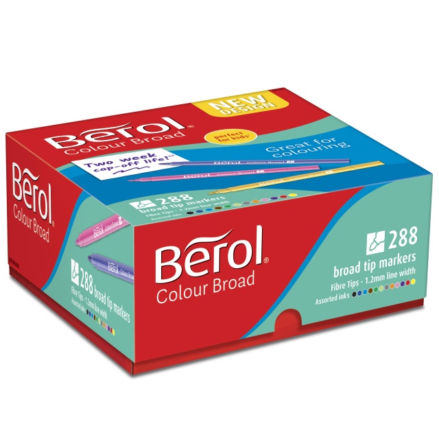 Colour Broad Tip Lot de 288 (3 ans et +)